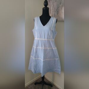 Ivanka Trump pinstripe dress Sz 14 EUC